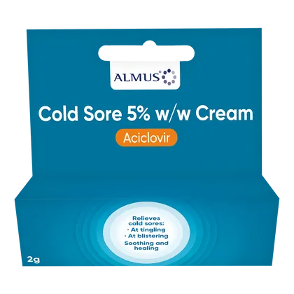 Almus Aciclovir Cold Sore 5% Cream 2g