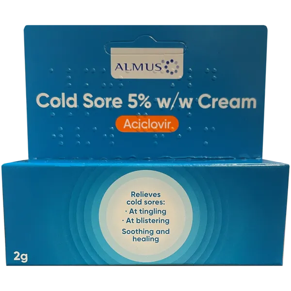 Aciclovir Cold Sore Cream 2g