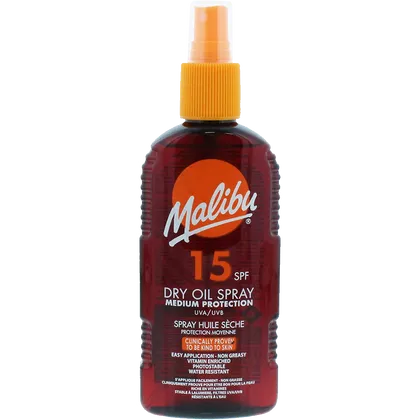 Malibu Dry Oil Spray SPF15 200ml