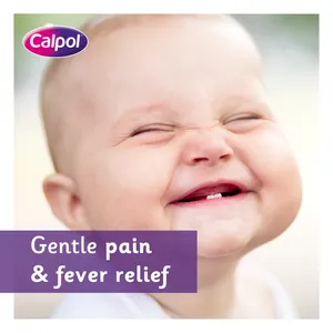 Calpol Infant Suspension Sugar & Colour Free 2+ Months Strawberry Flavour 100ml