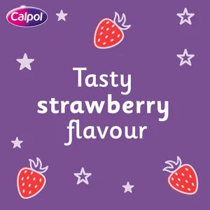 Calpol Infant Suspension Sugar & Colour Free 2+ Months Strawberry Flavour 100ml