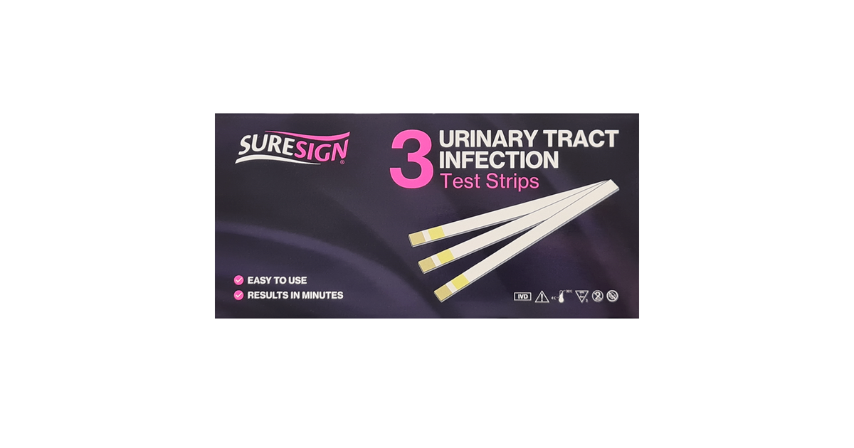Suresign Urinary Tract Infection Test Strips Pack of 3
