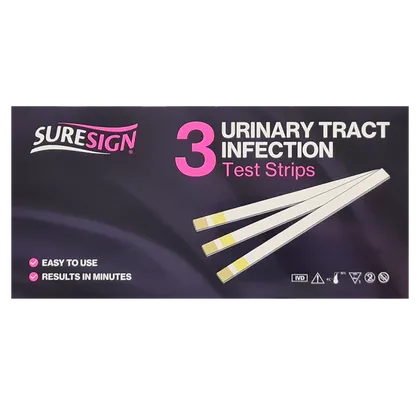 Suresign Urinary Tract Infection Test Strips Pack of 3