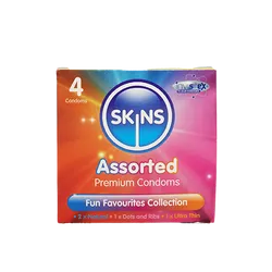 Skins Assorted Condoms Pack of 4