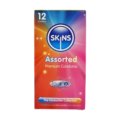 Skins Assorted Condoms Pack of 12