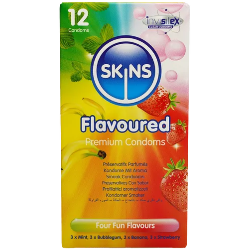 Skins Flavoured Condoms Pack of 12