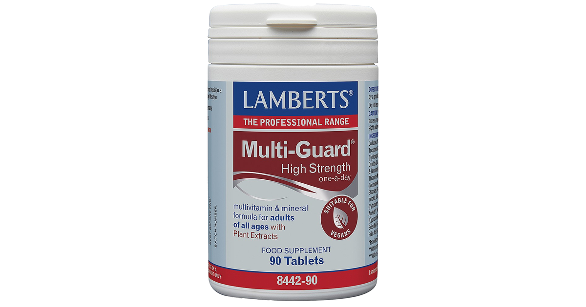 Lamberts Multi-Guard 90 Tablets: Daily Multivitamin & Mineral Formula