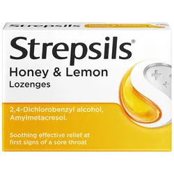 Strepsils Honey & Lemon Lozenges Pack of 36