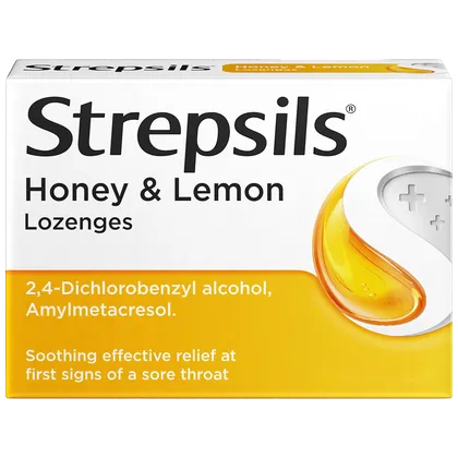Strepsils Honey & Lemon Lozenges Pack of 36