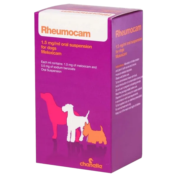 Rheumocam Oral Suspension for Dogs 1.5mg/ml 42ml