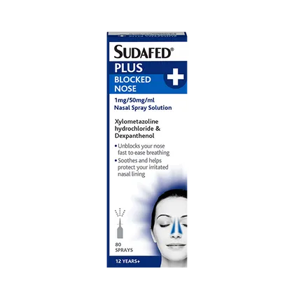 Sudafed Plus Blocked Nose Spray 10ml