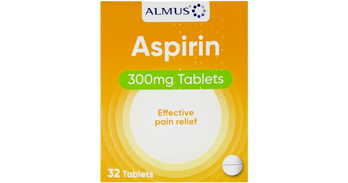 Aspirin Tablets 300mg Pack of 32