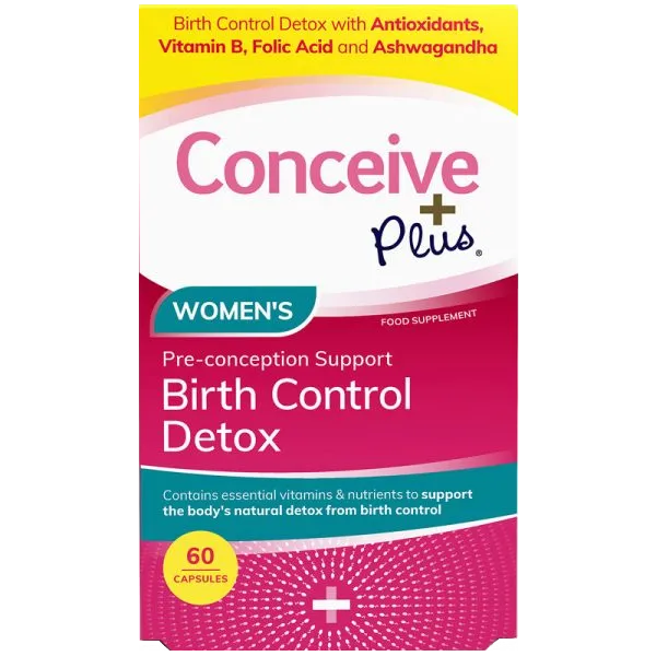 Conceive Plus Birth Control Detox Capsules Pack of 60