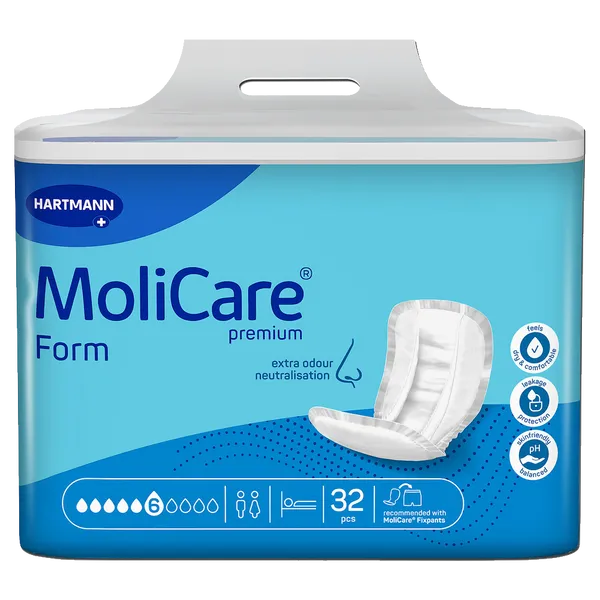 MoliCare Premium Form Pads 6 Drops Pack of 32