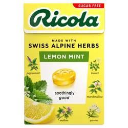 Ricola Swiss Herb Drops Lemon Mint Sugar Free 45g