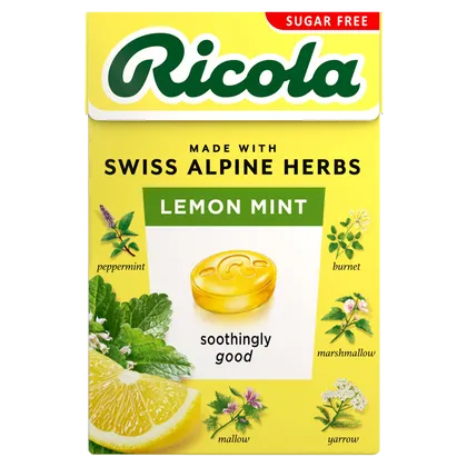 Ricola Swiss Herb Drops Lemon Mint Sugar Free 45g