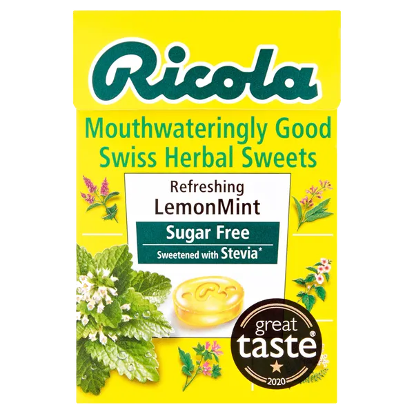 Ricola Swiss Herb Drops Lemon Mint Sugar Free 45g