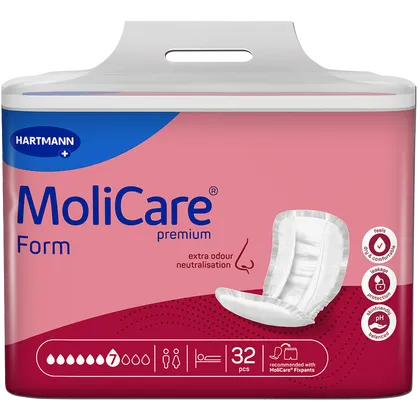 MoliCare Premium Form Pads 7 Drops Pack of 32