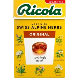 Ricola Swiss Herb Drops Original Sugar Free 45g