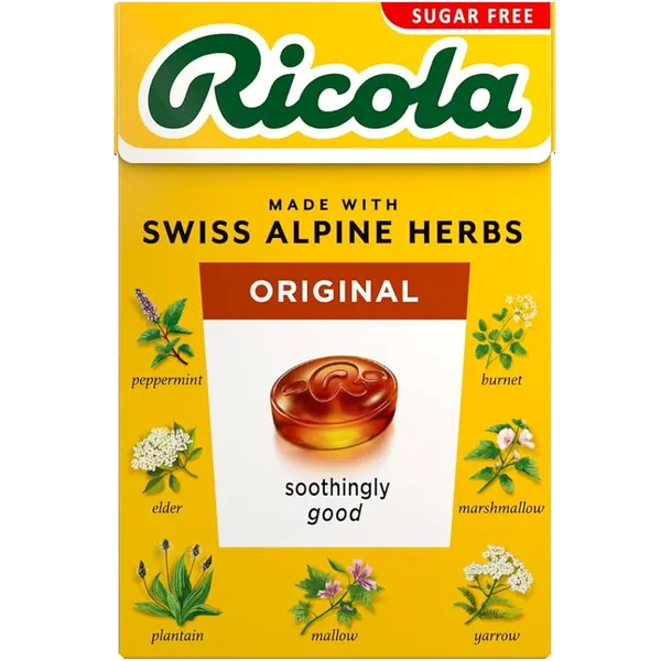 Ricola Swiss Herb Drops Original Sugar Free 45g