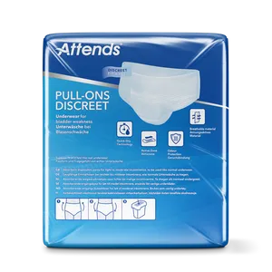 Attends Pull-Ons Discreet (Unisex)  Underwear 3 Medium Pack of 10