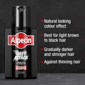 Alpecin Grey Attack Caffeine & Colour Shampoo 200ml