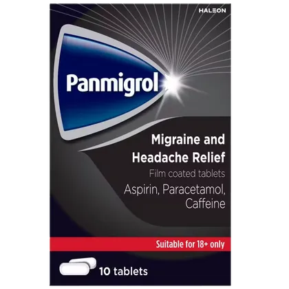 Panmigrol Migraine & Headache Relief Tablets Pack of 10