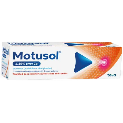 Motusol Pain Relief Gel 1.16% w/w 100g