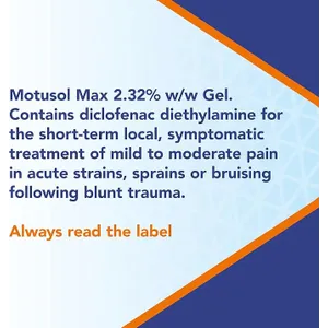 Motusol Max Pain Relief Gel 2.32% w/w 50g