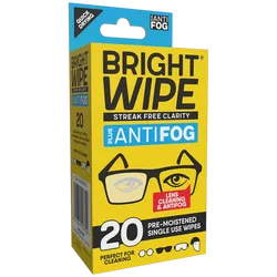 Brightwipe Anti-Fog Wipes Pack of 20