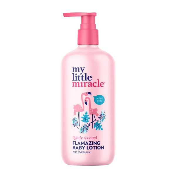 500ml pump bottle of my little miracle baby lotion front view