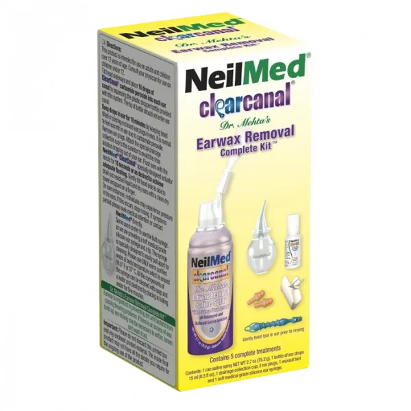 NeilMed ClearCanal Ear Wax Removal Complete Kit