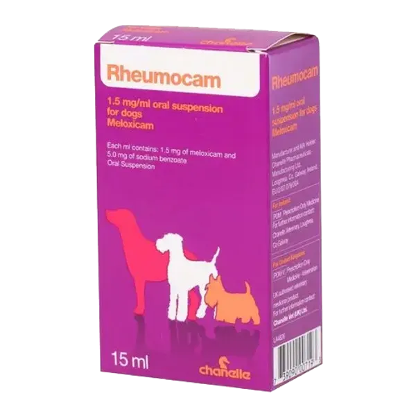 Rheumocam 1.5mg/ml Oral Suspension for Dogs 15ml