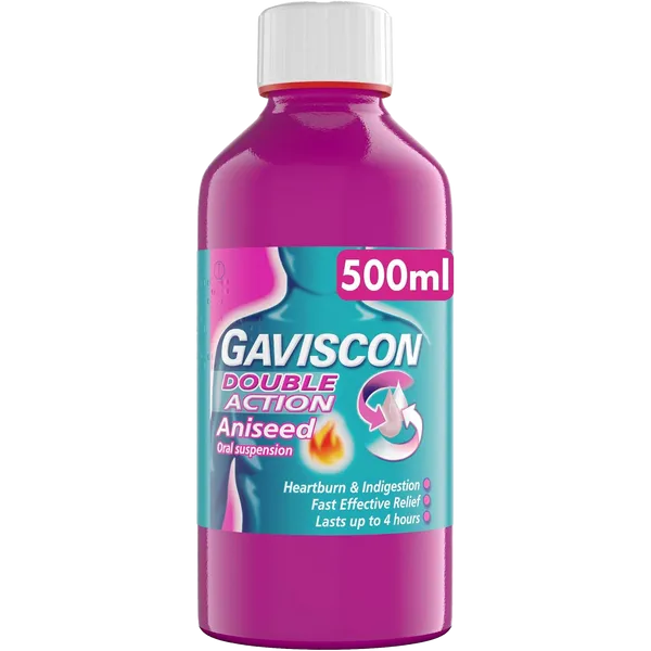 Gaviscon Double Action Liquid Aniseed 500ml
