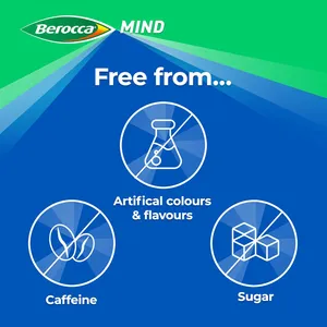 Berocca Mind Effervescent Tablets Berry Flavour Pack of 15