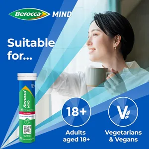 Berocca Mind Effervescent Tablets Berry Flavour Pack of 15
