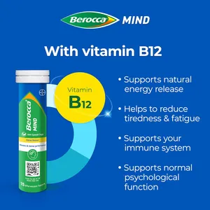 Berocca Mind Effervescent Tablets Citrus Flavour Pack of 15