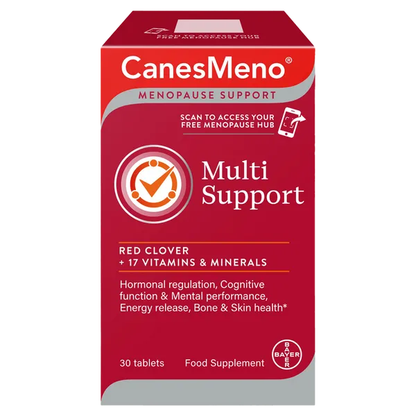 Pack of 30 CanesMeno Multi Support tablets front view