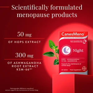 CanesMeno Menopause Night Support Tablets Pack of 30