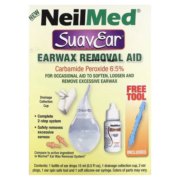 Neilmed SuavEar ear wax removal aid front view