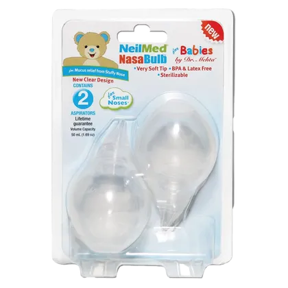 Neilmed NasaBulb Nose Aspirators Pack of 2