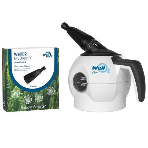 WellO2 PRO Combination Pack (Trainer + Mouthpiece)