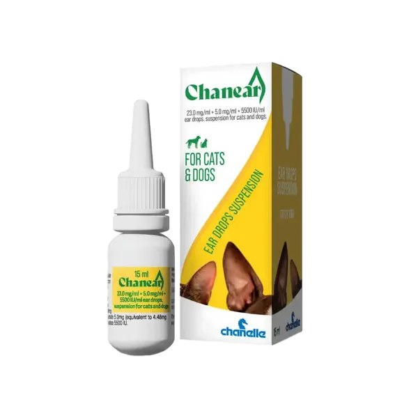 Chanear Ear Drop Suspension for Cats & Dogs 15ml