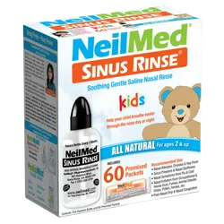 Neilmed Sinus Rinse Kids Complete Kit With 60 Premixed Sachets