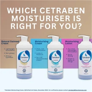Cetraben Natural Oatmeal Cream 475g