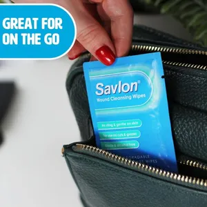 Savlon Wound Cleansing Wipes Plastic Free Pack of 10