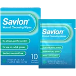 Savlon Wound Cleansing Wipes Plastic Free Pack of 10