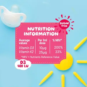 MinaKIDS D3 & K2 Drops 60ml