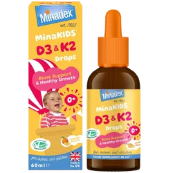 MinaKIDS D3 & K2 Drops 60ml
