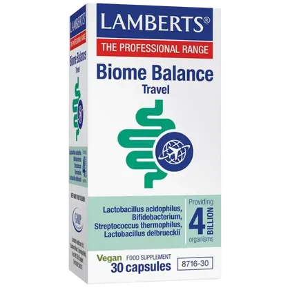 Lamberts Biome Balance Travel Capsules Pack of 30